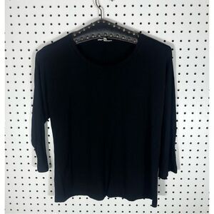MaxMara long sleeve scoop neck top size L